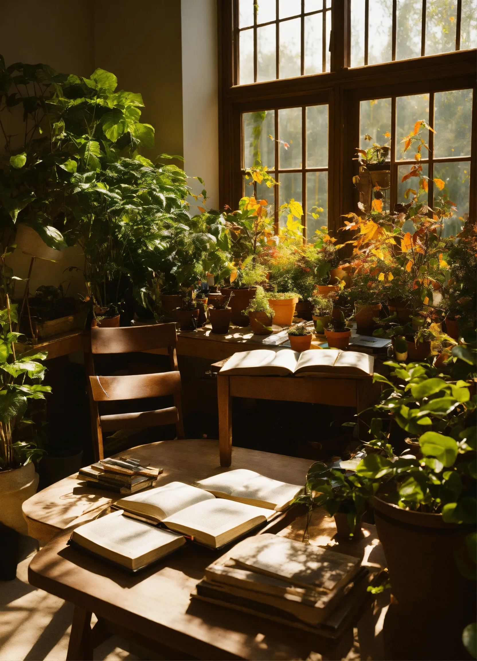 Biofiel ontwerpconcept met planten en natuurlijk licht